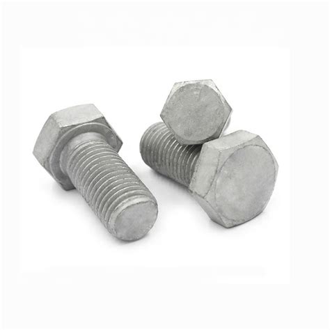 1 2 3 4 ASME ASTM A307 Bolt With Heavy Hex Nut China Zinc Plated ASTM