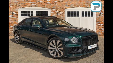 Bentley Flying Spur In Viridian Green Metallic With Quilted