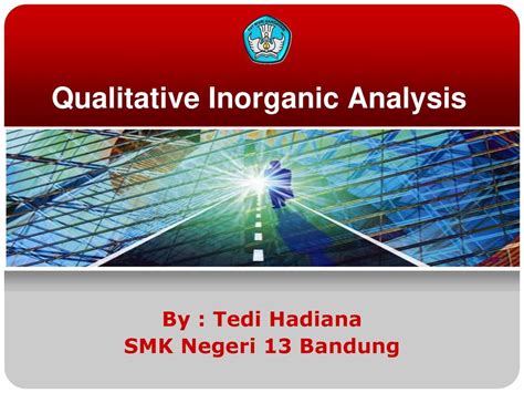 Qualitative Inorganic Analysis Ppt Download