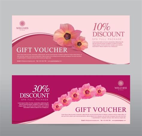 Spa Gift Voucher Vector Images (over 470)