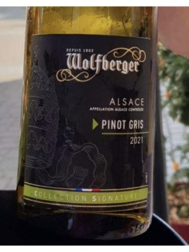 Wolfberger Collection Signature Pinot Gris Vivino Us