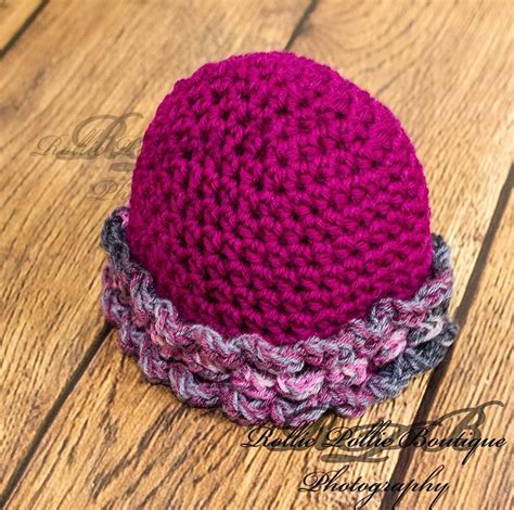 Crochet Ruffle Hat Pattern