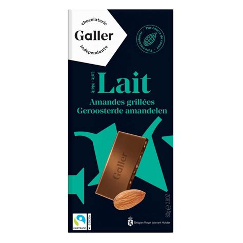 Chocolat Belge Galler Barre Galler Aux Noisettes 70gr Chocolat Belge