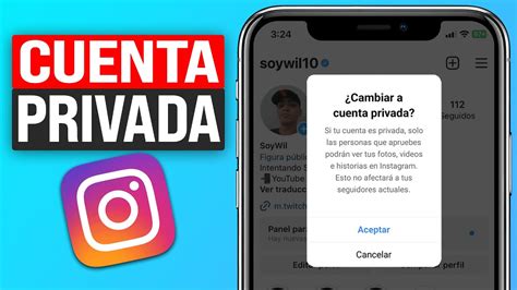 C Mo Poner Tu Cuenta De Instagram En Privado Youtube