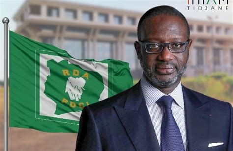 CÔTE D IVOIRE CONGRÈS EXTRAORDINAIRE DU PDCI RDA TIDJANE THIAM À LA