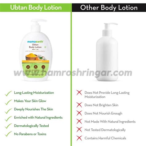 Mamaearth Ubtan Body Lotion With Turmeric And Kokum Butter For Glowing