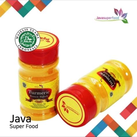 Jual Bubuk Kunyit Asli Gr Java Super Foo Turmeric Powder Kunyit