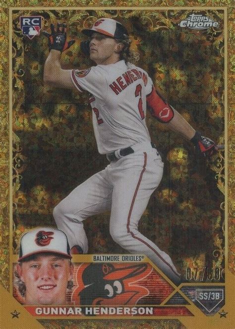 Gunnar Henderson Topps Gilded Collection Mini Diamond Gold