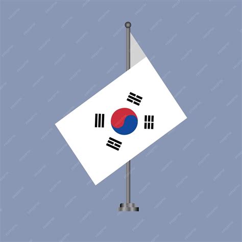 Premium Vector Illustration Of South Korea Flag Template