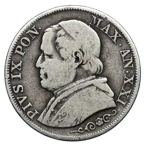 Watykan 1 Lir 1867 Pius IX St 3 13553943414 Oficjalne Archiwum