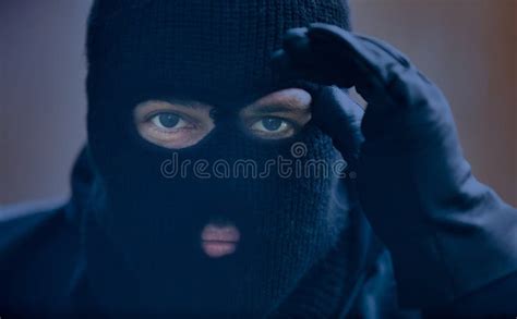 Burglar in mask stock photo. Image of camera, aggressive - 21532372