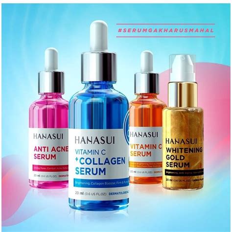 Jual Hanasui Serum Series Vit C Collagen Serum Anti Acne Serum