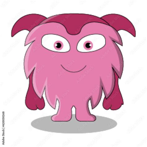 Cute Monster Stock Vector Adobe Stock