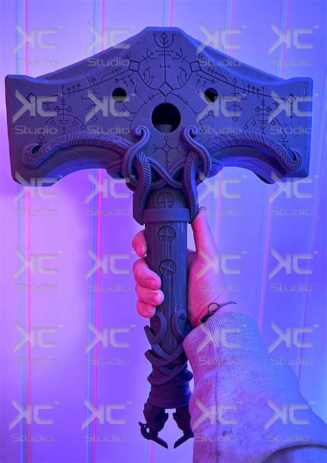 Thor Hammer - God Of War 3D model 3D printable | CGTrader