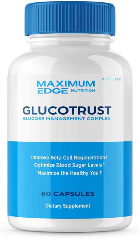 Glucotrust Capsules Gluco Trust Supplement Pills Reviews Advanced