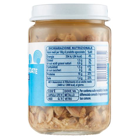 Carrefour Classic Vongole Sgusciate Al Naturale 130 G Carrefour