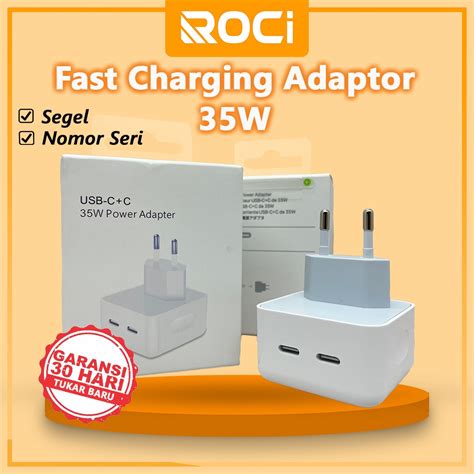 Jual Adaptor Ipn Watt Fast Charging Dual Usb C Charger Ipn