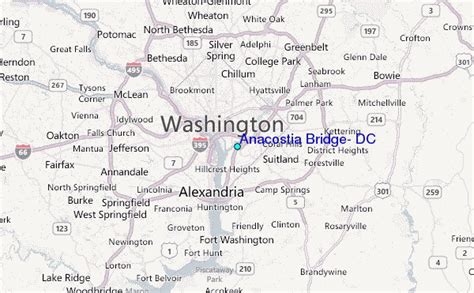 Anacostia Bridge, DC Tide Station Location Guide