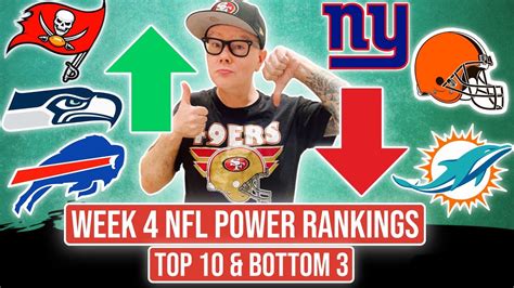 Nfl Power Rankings Week 4 Youtube