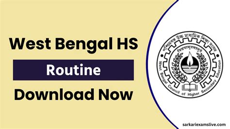 West Bengal Hs Exam Routine Pdf Out Wbchse Nic In Th Exam