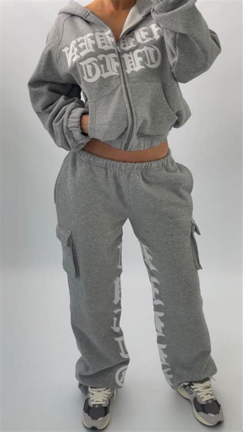 Cult Grey Marl Sweatsuit Kl Der