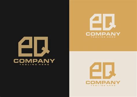 Premium Vector Modern Monogram Initial Letter Pq Logo Design Template