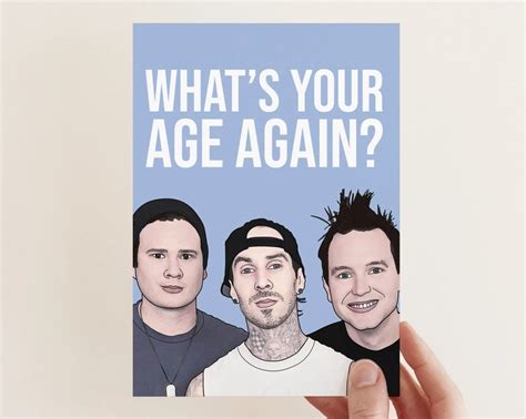 Blink 182 Birthday Card Modern Legend Llc