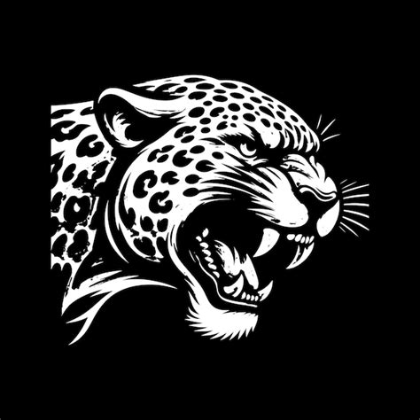 Diseño de ilustración vectorial de leopardo Vector Premium