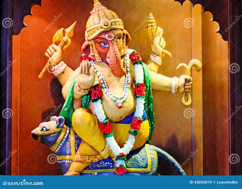 Statue Of The Indian Deity Ganesh Stock Photo Image Of Hindu Color