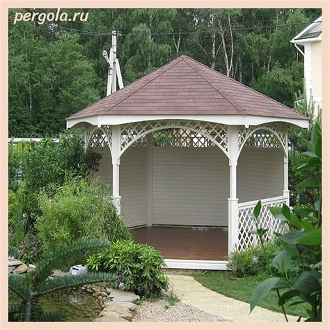 Pergola.ru - изготовление деревянных беседок, пергол, лестниц. Малые ...