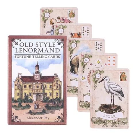 Old Style Lenormand Fortune Telling Cards Oraculo Cartas En Venta En