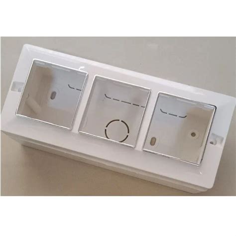 Powder Coated 3M PVC Electrical Gang Box White At Rs 50 Piece In