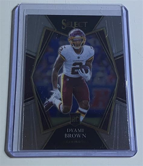 Dyami Brown 2021 Panini Select Premier Level Rookie RC 167 Commanders