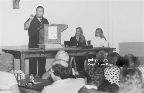 Ex Actor Self Proclaimed Pres Cand Tom Laughlin Speaking From News Photo Getty Images