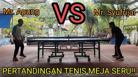 PERTANDINGAN TENIS MEJA SERU AYO BERMAIN TENIS MEJA VLOG YouTube