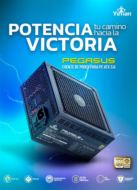 Yeyian Yeyian Fuente De Poder 80 Oro 850W Pegasus