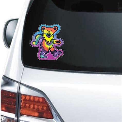 Grateful Dead Bear – Band Sticker | Custom Made In the USA | Fast Shipping