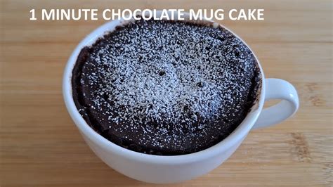 1 Minute Chocolate Mug Cake In Microwave Chocolate Mug Cake No Egg Mug Cake Recipe Mug