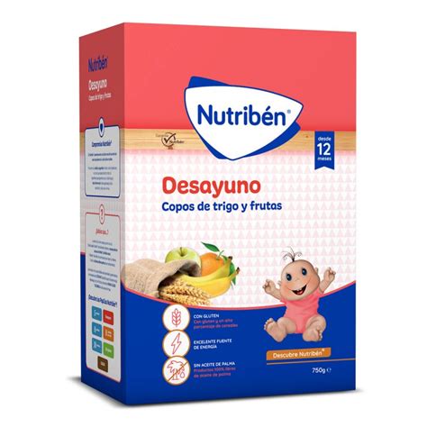 Nutriben Desayuno Copos De Trigo Y Frutas Gr Farmacia Gt