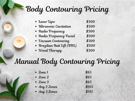 Massage Prices