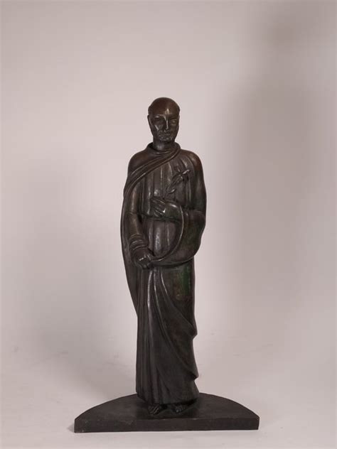 Statue, St. Anthony of Padua - 64cm - Bronze - Catawiki