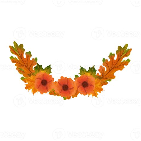 Watercolor Leaf Frame Autumn Leaves Clipart 8848767 Png