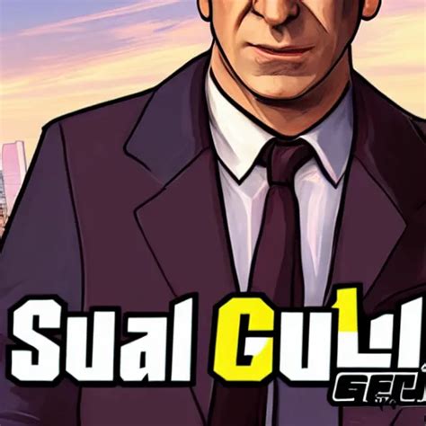 Krea Saul Goodman From Better Call Saul As A Gta Character Portrait