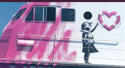 Nel Mediterraneo La Nave Di Banksy Per Il Soccorso Dei Migranti Gi