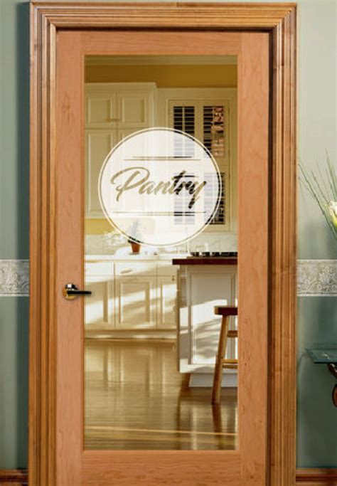 Pantry Door Decal Frosted Glass Decals Etched Vinyl Decal Etsy