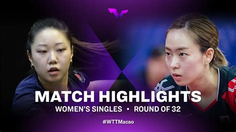 Highlights Lily Zhang Vs Kasumi Ishikawa Ws R Wtt Champions