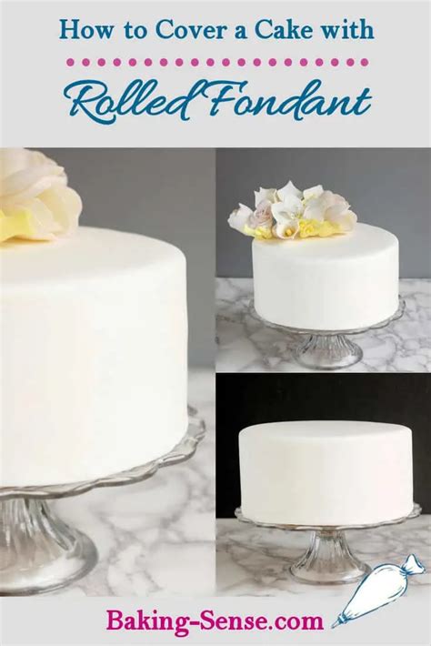 How To Cover A Cake With Fondant With Video Baking Sense