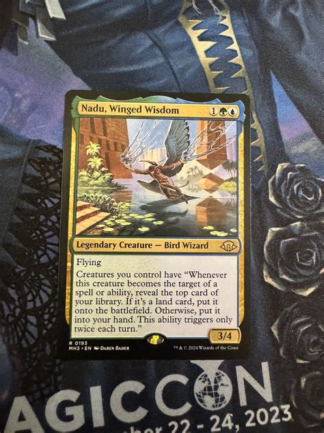 MTG Nadu Winged Wisdom Modern Horizons 3 0193 Regular Rare EBay