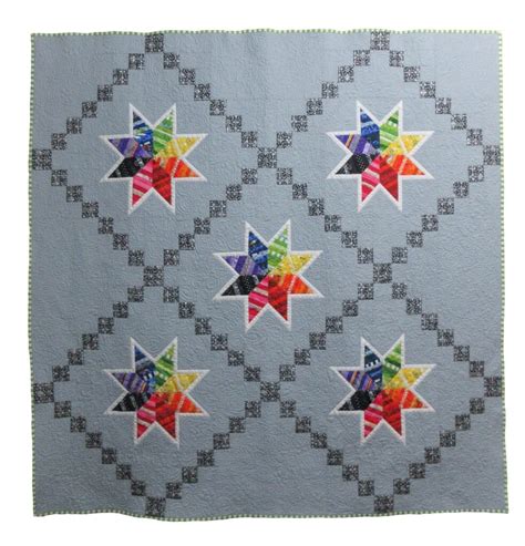 Scrappy Rainbow Star Quilt Sew Comfy Quilts