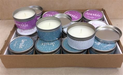 Scented Candle Tins | Branded Housewares